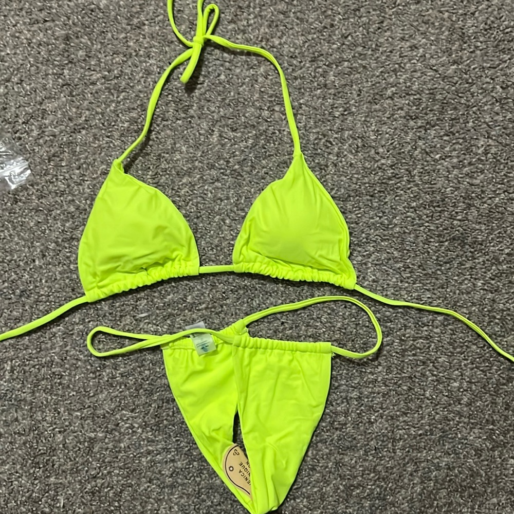 Neon Green bikini NWT